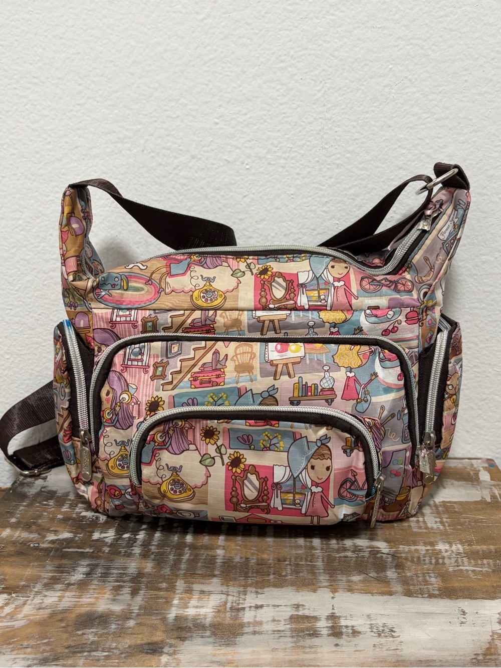 LeSportSac Girlie Shoulder Crossbody Bag